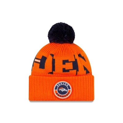 Denver Broncos Gorra | New Era NFL Alternate Cold Weather Sport Knit Beanie Mexico - Azules
